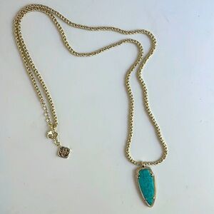 Kendra Scott Turquoise Arrowhead Necklace